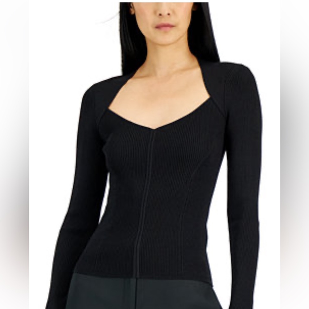 Truth Long Sleeve Ribbed knit Top
